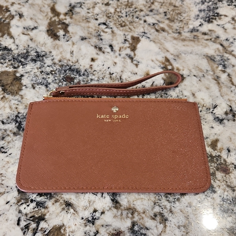 Kate Spade Brown Wristlet